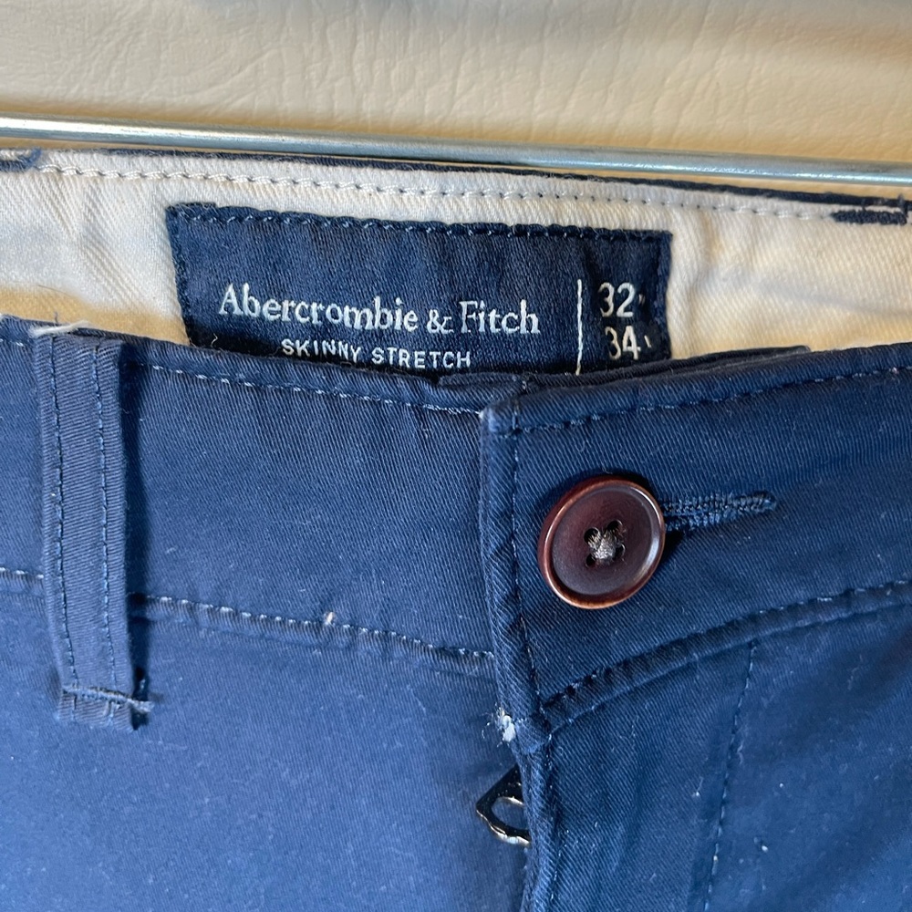 Abercrombie & Fitch Men’s BUNDLE Skinny Stretch Chino Pants. 32X34 - Picture 3 of 8